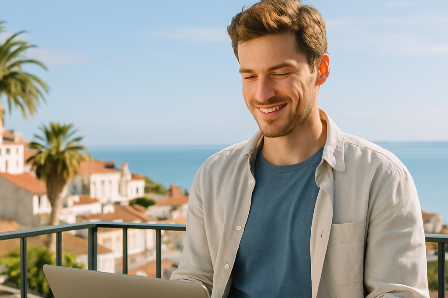 Digital Nomad loves working in Portugal